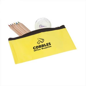 Custom Polyester Pencil Cases With Logo Printed Pencil Bags