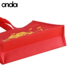 Custom printable non woven bag tote reusable shopping bag wholesale /eco promotional nonwoven shopping grocery bag with logo