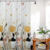 Custom printed PEVA shower curtain for bathroom luxury shower curtain