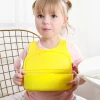 Custom Soft Silicone Baby Bib Water Resistant Food Bib For Adult