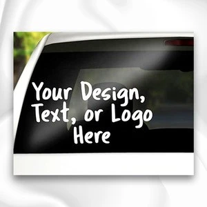 Custom Vinyl Die cut decal for Car body and Windows high Quality material