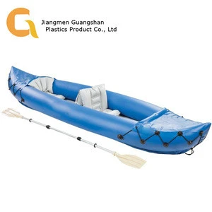 Custom water sport blue inflatable canoe for sale