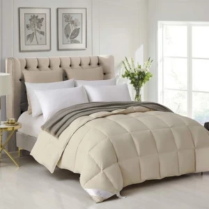 Customized Hotel Best Sleeping Bedroom Duvet 20% White Goose Comforter Down Duvet Quilt