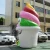Import Customized Inflatable Ice Cream Cone with Air Blower / Giant Inflatable Ice Cream Model  for Outdoor Advertising from China