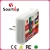 Import Customized logo printing portable dual usb 2400mah travel adapter power bank from China
