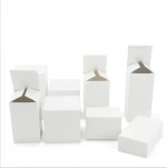 Customized logo size eco friendly cardboard makeup recycled folding gift paper box