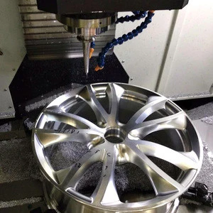 Customized Production 5-Axis CNC Machining Aluminum Racing Car Wheel Rim Car Wheel Prototype Parts