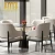 Import Customized restaurant furniture marble tables and cooper chairs from China
