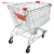 Import Customized shopping trolleys supermarket cart 4 wheel oem foldable with power coating from China