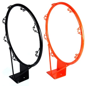 customized size wall mount basketball rim hoop with net for indoor outdoor sports
