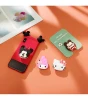 cute cartoon USB charger cable holder cellphone wire organizer and mobile phone holder