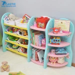 Cute Children's the plastic bookshelf/storage rack shelf/bookcase furniture