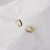 Import CZ Crystal Sterling Silver Stud Earrings Jewelry Hoop Drop Earring Korean 18k Gold Plated Hook 925 Sterling Silver Earrings from China