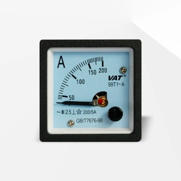 DC Plastic Analog Pointer Ammeter Ampere Meter Panel 1/2/5/10/20/50/100A High Accuracy Mechanical Current Meters