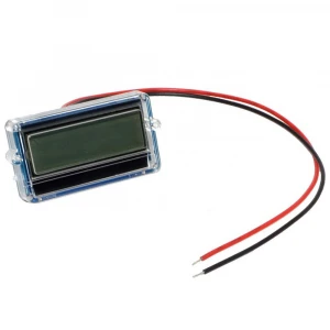 DC8-63V Digital Battery Capacity Tester Indicator 12V/24V/36V/48V Lead Acid Battery Monitor with Shell Green LCD Display
