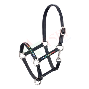 Design Your Own Leather Head Collar Halter Padded Leather Horse Halter