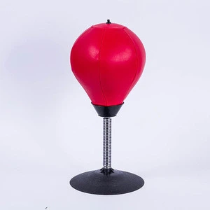 Desktop Punching Boxing Ball Stress Buster Speed Bag With Pump