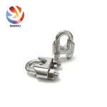 DIN 741 Galvanized Steel Wire Rope Clip for Rigging Hardware