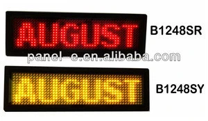 (Direct Manufacturer) Fashional led scrolling message ,led mini sign board, led flashing message card for easter Name Tag