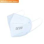 Disposable adult civil earloop ffp2 kn95 cone face masks respirator with earloops manufacturer kn95 cone mask kn95 face masks