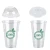 Import Disposable Clear Plastic Beer Cups 16oz PLA Biodegradable Cup from China