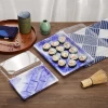 Disposable Plastic Sushi Food Rolls Packaging Tray Plate / Printing Take Out Food Trays Sushi Container / Sushi Box Plastic