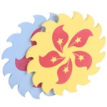diy custom mini soft foam frisbee toy for boys flying sport discs