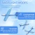 Import DIY Hand Throwing Lighting Foam Plane Glider Toy Summer Outdoor 48cm PET Foam Aircraft Model Glider Plane Toys For Children from China