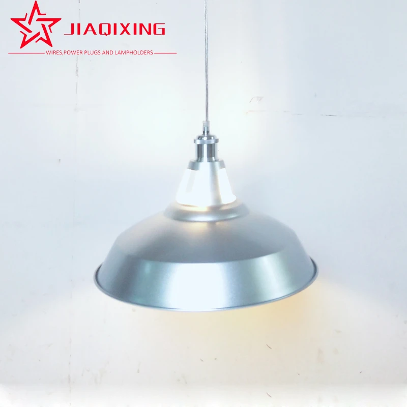 DIY Vintage hanging light iron shade ceiling lamp with E27 lampholder industrial pendant lamp