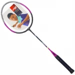 Double Happiness (DHS) Badminton Racket Match Set Classic Starter Training 1012 Double Racket Purple/Green