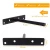 Import Drop shipping 6 inch  4 pack  invisible support any type shelf  heavy duty hidden brackets wood shelves floating shelf bracket from China