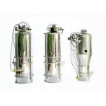 Dust-free vacuum loader conveyor for veterinary medicine granules carrier