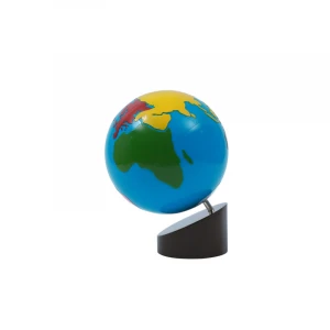 Early Montessori wooden educational materials geographic toys Globe World Parts