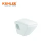 Easy Clean Bathroom Set Wall Hung Ceramic Toilet With Bidet And Sink Three-Piece Sanitary Ware Suite