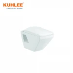 Easy Clean Bathroom Set Wall Hung Ceramic Toilet With Bidet And Sink Three-Piece Sanitary Ware Suite