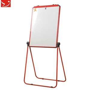 Easy tripod flipchart height adjustable tabletop magnetic easel &amp; whiteboard with stand and wheels