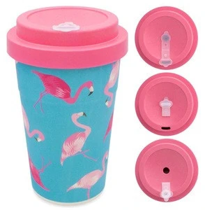 Eco-Freindly Feature Drinkware Bamboo fiber Material Coffee To Go Cup