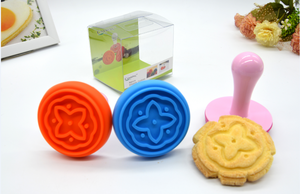 Eco-frendly BPA Free Custom Silicone Cookie Stamp /Cookie Cutter/Cookie Press