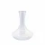 Import Eco-friendly Clear Mouth Blown  Hookah Flask Europe  Style Glass Shisha Vase from China