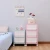 Import Eco-friendly hot selling kids small plastic storage cabinet 2 layer baby cabinet plastic drawers with wheels storage organizers from China