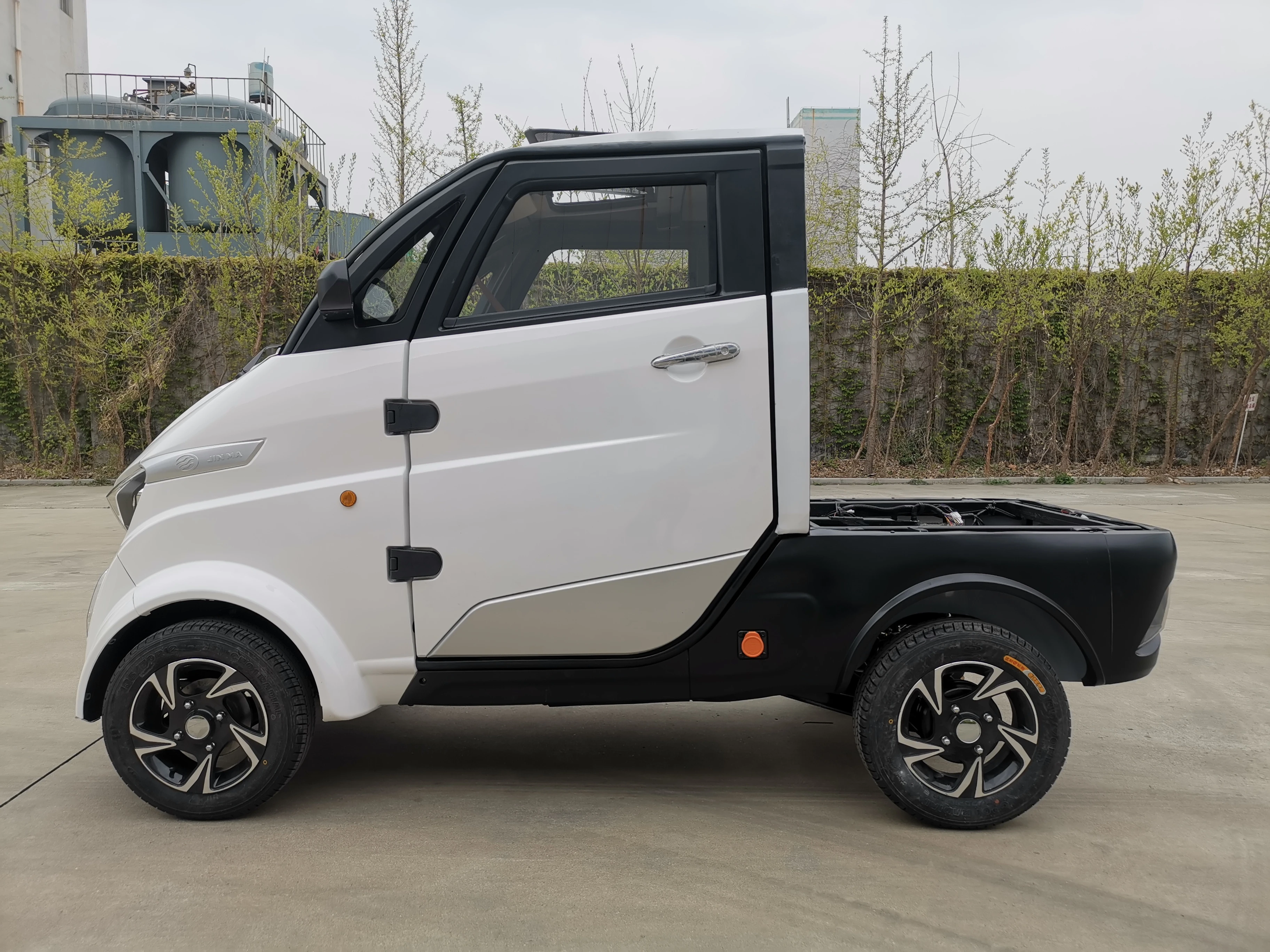Electric Food Delivery Vehicle Cargo Van Electric Plate Form Truck