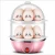Import Electric stainless steel double layer 14 egg boiler egg cooker from China