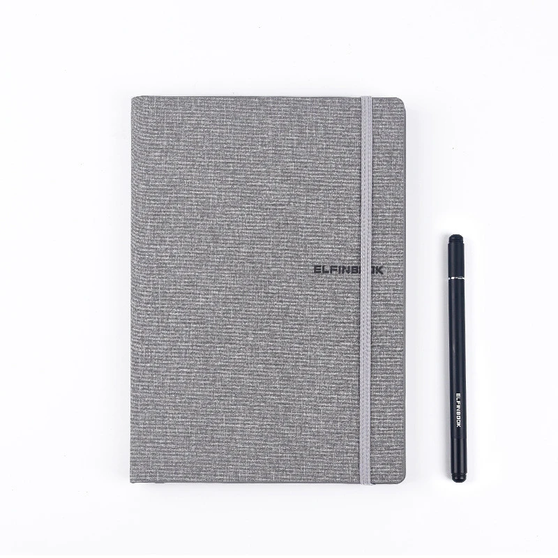 Elfinbook Ts Reusable Erasable Custom corporate Notebook and Pen Gift Set Ideas Staff VIP Corporate Promotional Gift Items