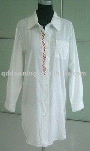 Buy Embroidered Nightshirt from Qingdao Dawning Trading Co., Ltd ...