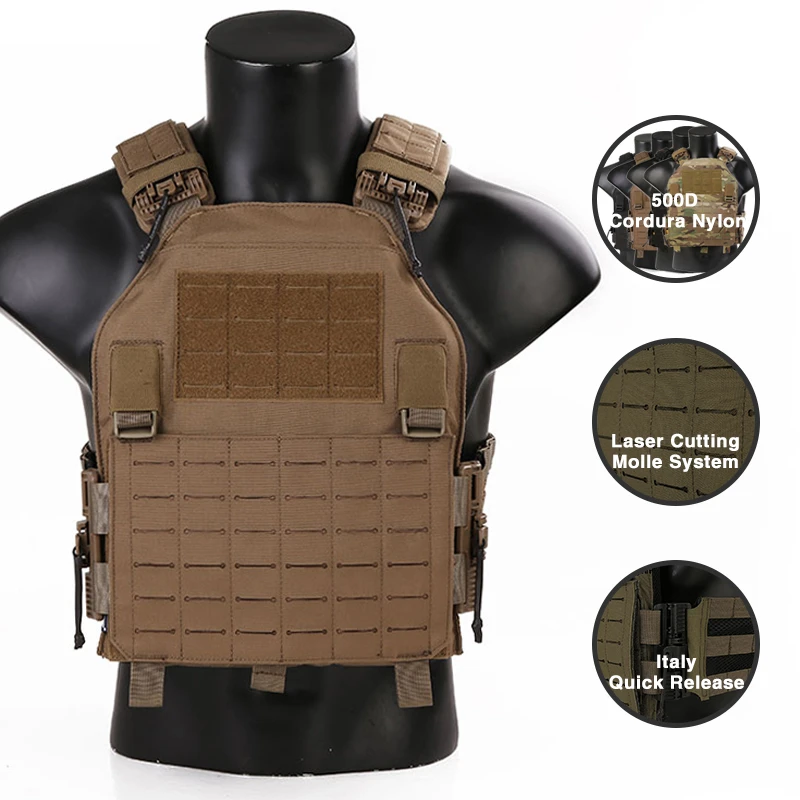 Emersongear New Quick Release Military Equipment Airsoft Combat Gear Vest Tactical Molle Stabproof Vest Combat