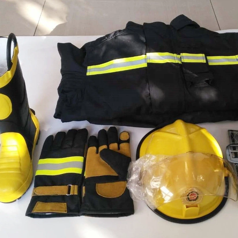 EN CE bombero traje  Fireman Outfit helmet  suit SCBA boots and so on Components Fireman Outfit