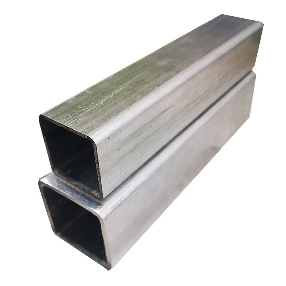 EN10219 Welded Rectangular Hollow Section Galvanized Steel Pipes Standard Sizes 3 inch galvanized square tubing