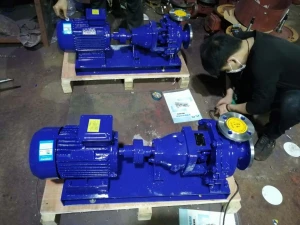 End-suction horizontal inline centrifugal pump pipeline pump for high rise building for river high quality
