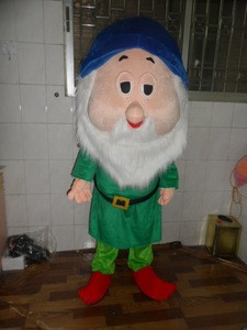 Buy Enjoyment Ce Plush Cartoon Characters Seven Dwarfs Mascot Costume ...