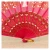 Import Enough stock! Wholesale personalized peacock gold powder fan handle plastic hand fan from China